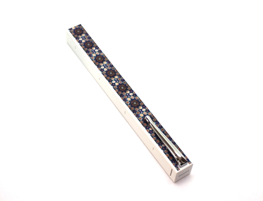 Penwak Swivel Case Pure White Spanish Stone