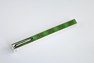 Penwak Swivel Case Pure White Arabesque Green side