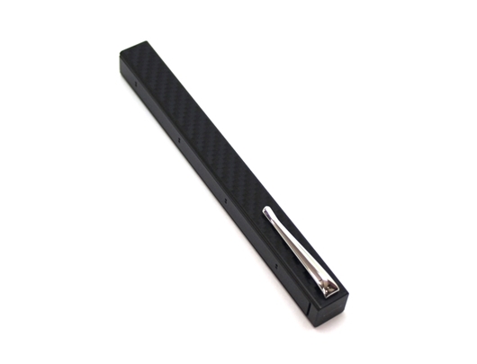 Penwak Swivel Case Glossy Grey Carbon Fibre Black