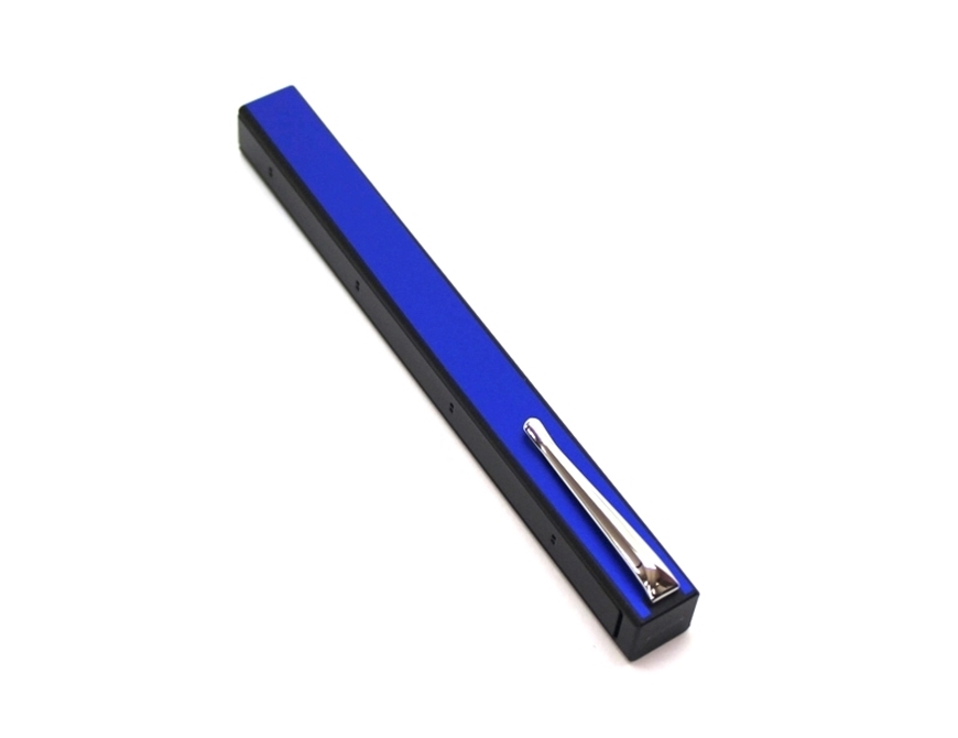 Penwak Swivel Case Glossy Grey Metallic Cobalt Blue