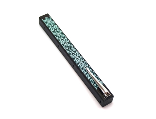 Penwak Swivel Case Glossy Grey Turquoise Grill  