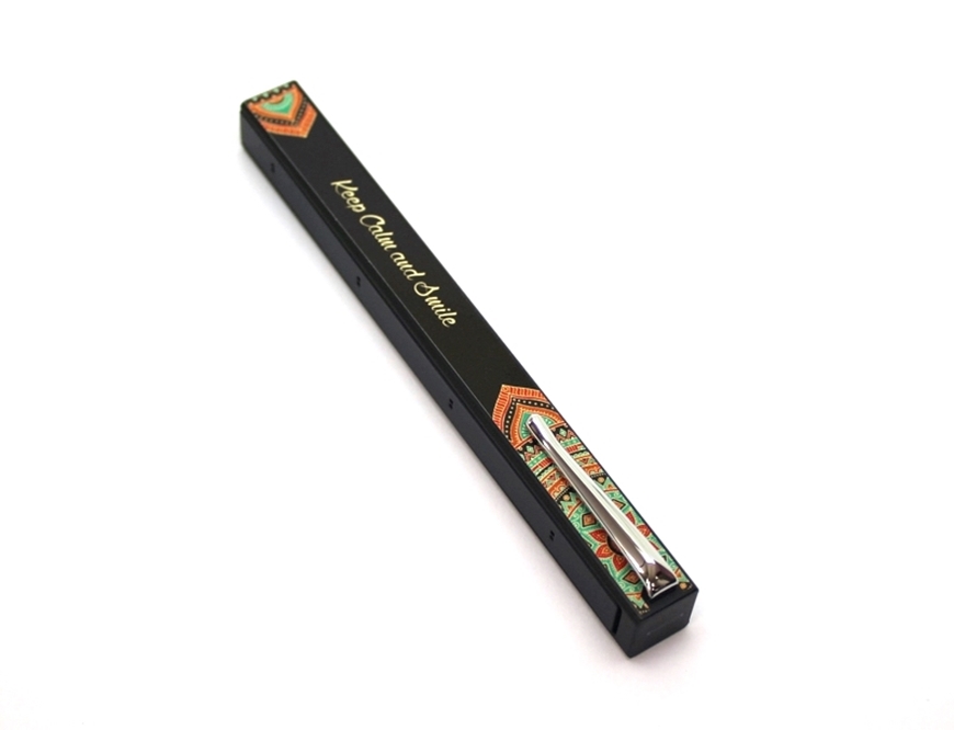 Penwak Miswak Kit Matte Black Keep Calm Brown